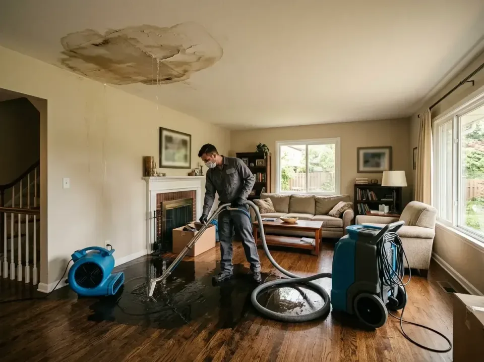 attic-pipe-burst-ceiling-drip-008 — frequently asked questions, Water Damage Restoration & Carpet Care in Greensburg, IN